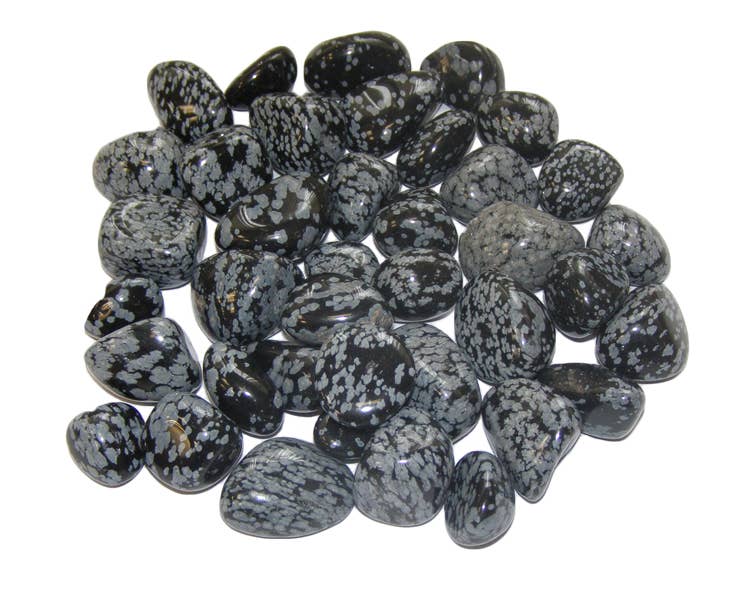 Snowflake Obsidian Tumblestones