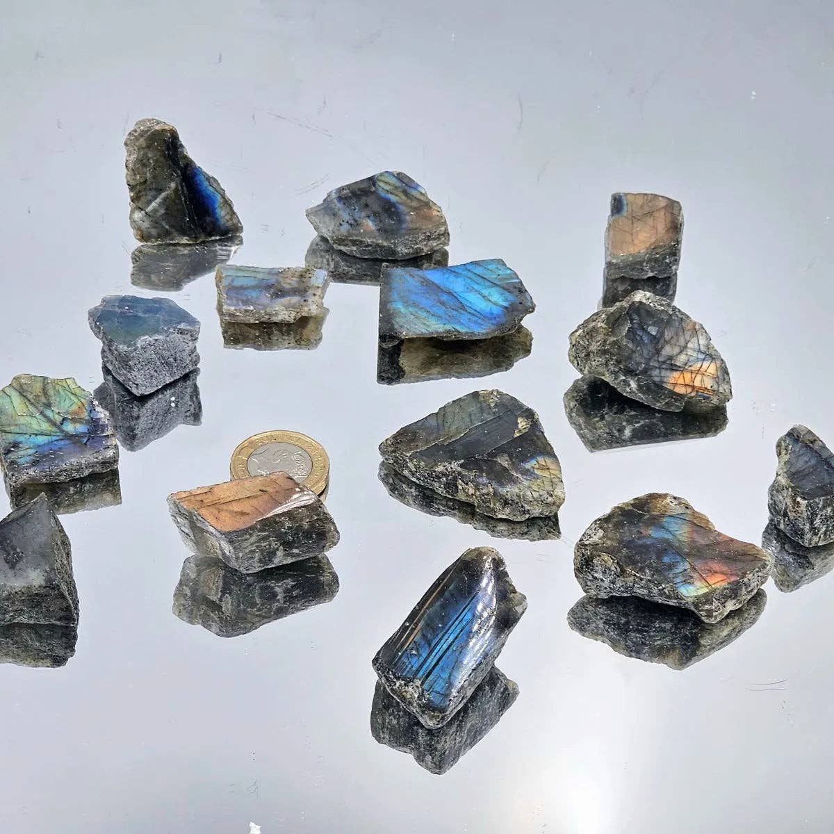 Labradorite Crystal Slices (small) - Madagascar