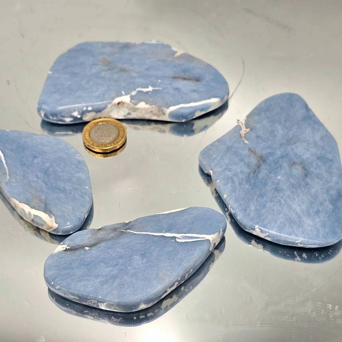 Angelite Crystal Palmstones