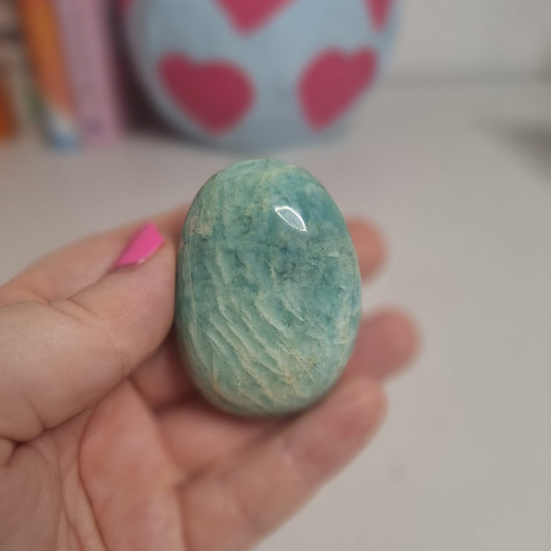 Amazonite Palm Stone