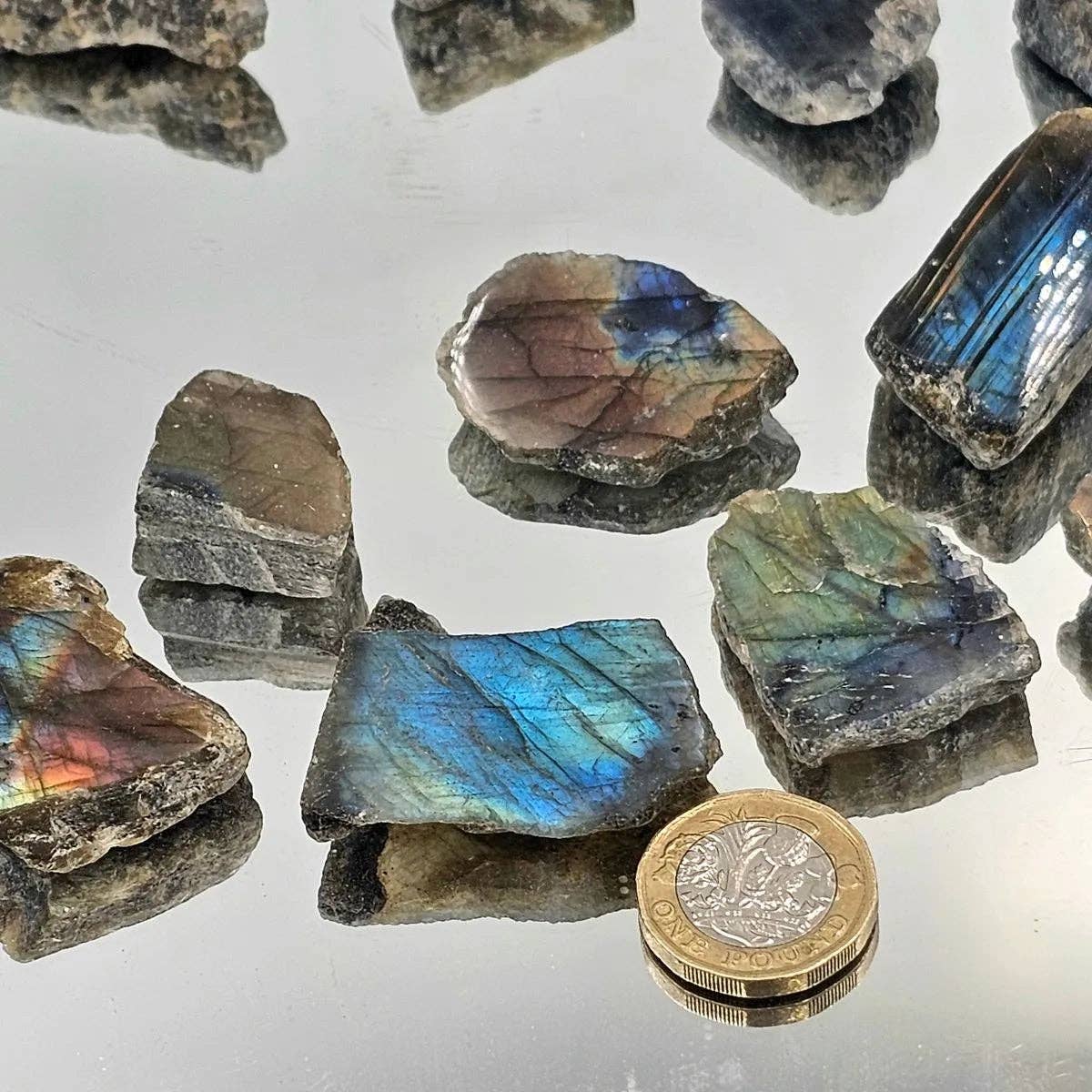 Labradorite Crystal Slices (small) - Madagascar