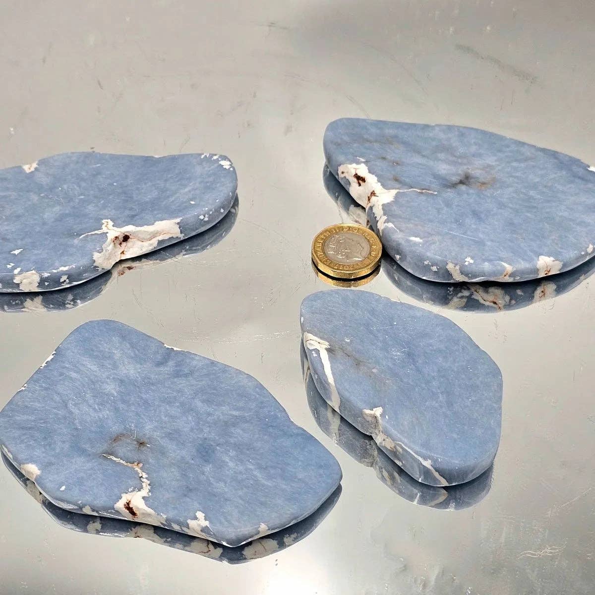 Angelite Crystal Palmstones