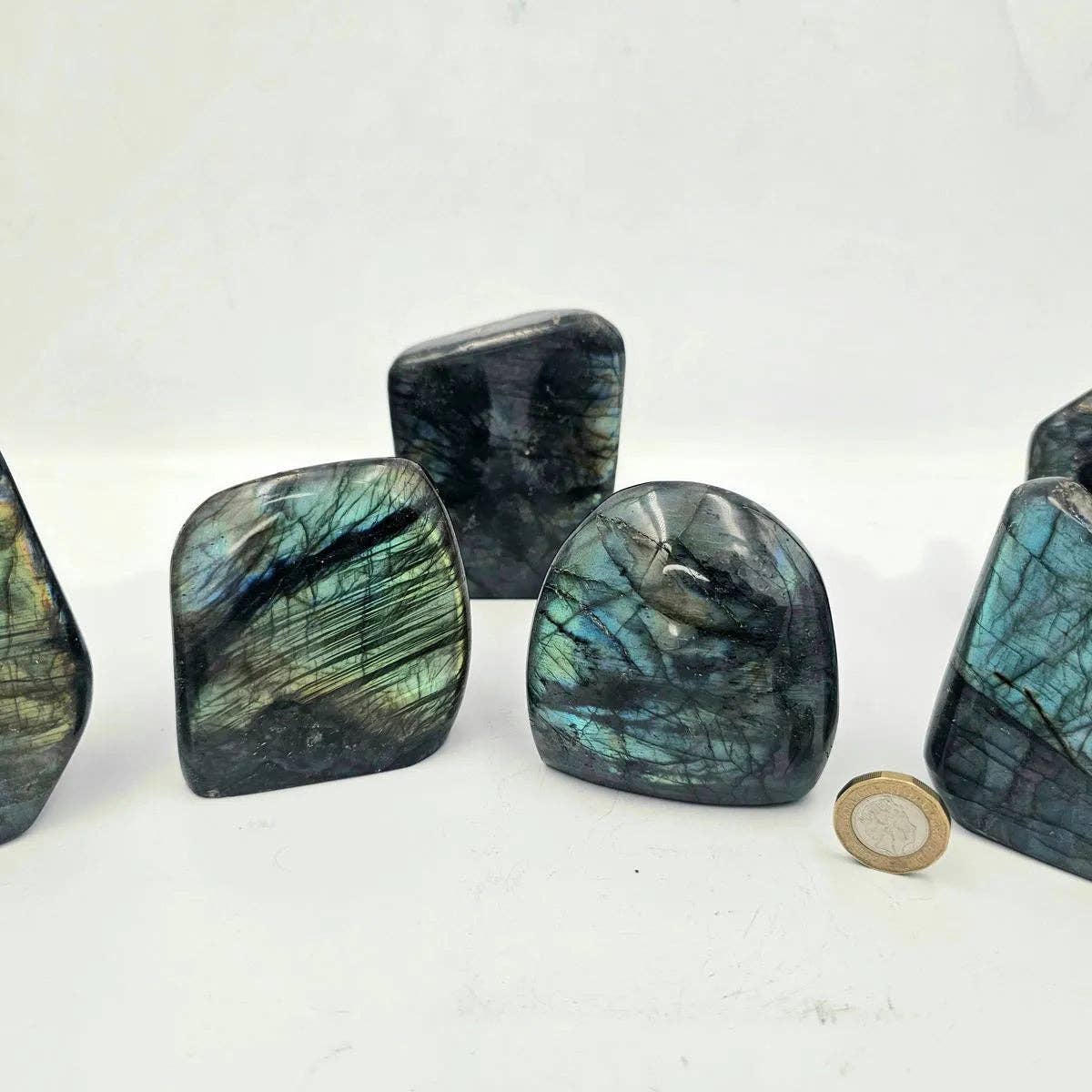 Labradorite Crystal Freeforms - Madagascar