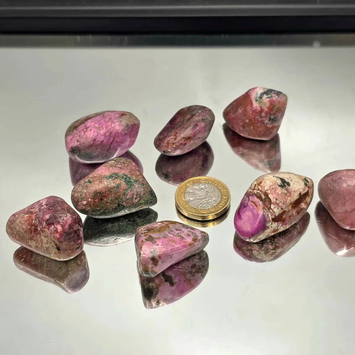 Pink Cobalt Calcite Crystal Tumblestone