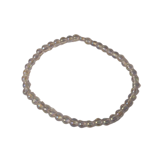 Angel Aura 4mm Round Bead Bracelet