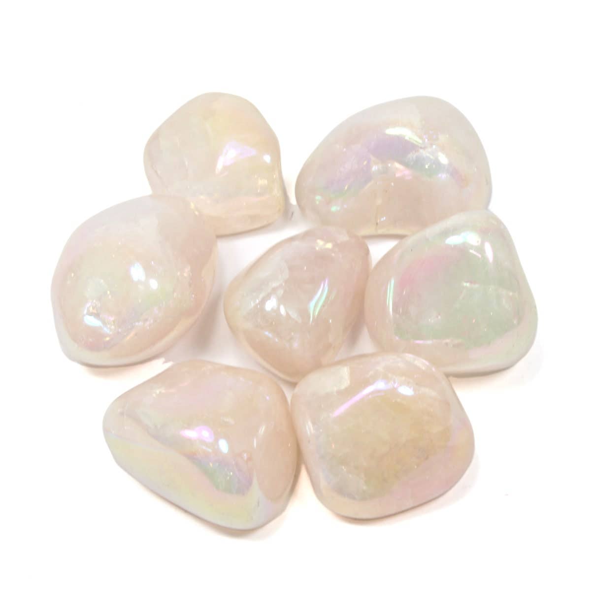 Rose Quartz Aura Tumblestone
