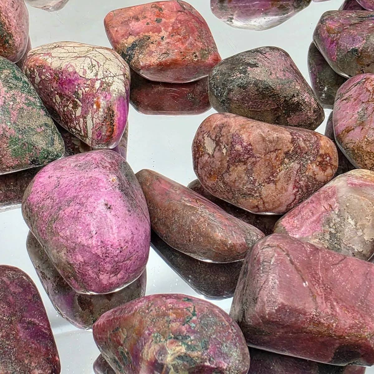 Pink Cobalt Calcite Crystal Tumblestone