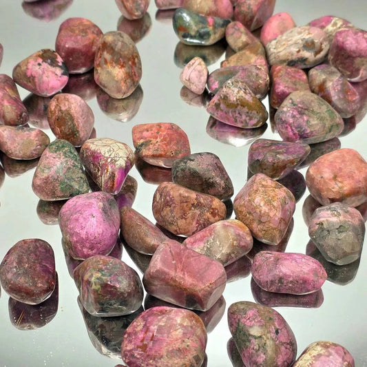 Pink Cobalt Calcite Crystal Tumblestone