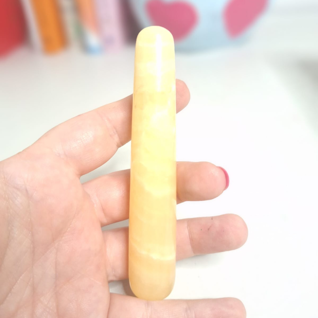 Orange Calcite Wand