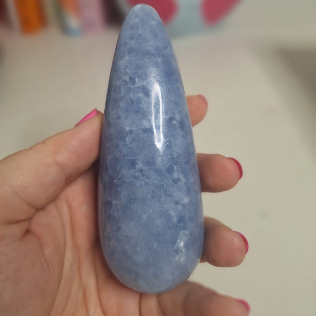 Blue Calcite Wand