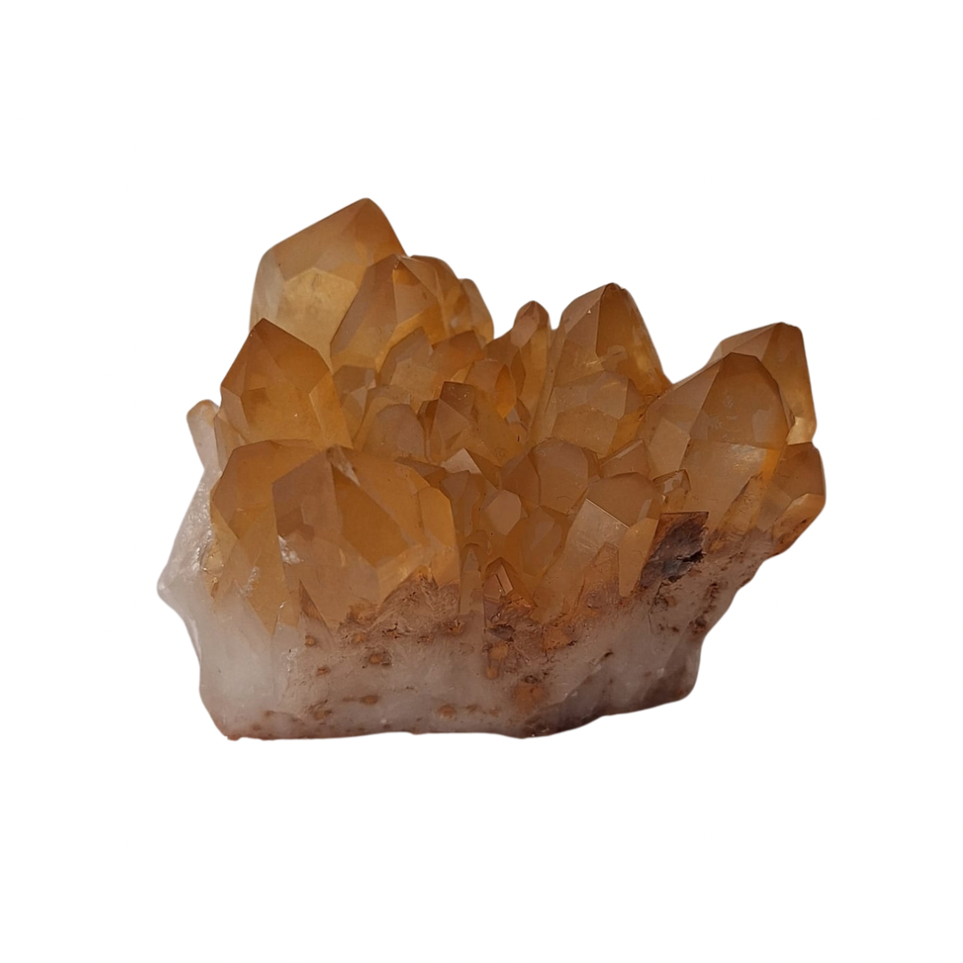 Zeca De Souza Tangerine Quartz Cluster – Brazil
