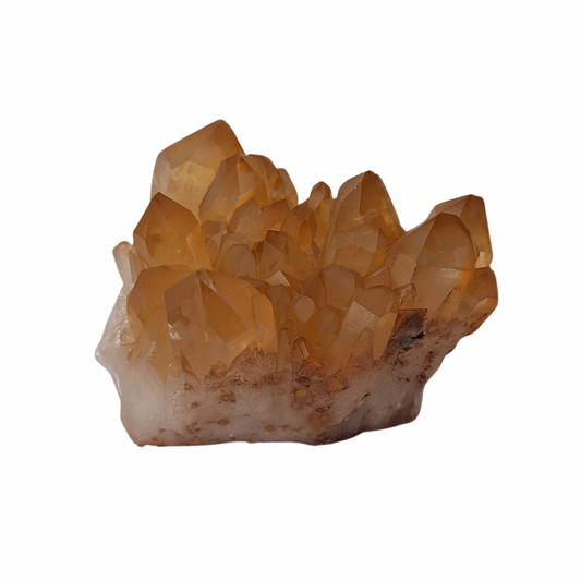 Zeca De Souza Tangerine Quartz Cluster – Brazil