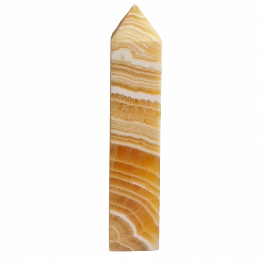 Orange Calcite Obelisk – Mexico