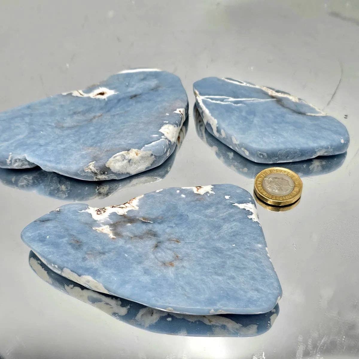 Angelite Crystal Palmstones