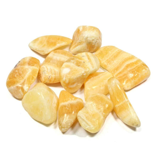 Yellow Calcite Tumblestone